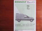 Renault Rapid Transporter Uitrusting / prijslijst (mei 1988), Boeken, Auto's | Folders en Tijdschriften, Ophalen of Verzenden