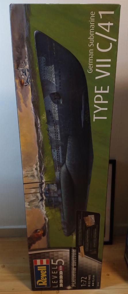Revell Duikboot Type VII C/41 Platinum Edition 1:72, Hobby en Vrije tijd, Modelbouw | Boten en Schepen, Ophalen of Verzenden