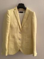 GANT- 100 % linnen slim fit damesblazer - citroengeel- XS/34, Kleding | Dames, Verzenden, Geel, GANT, Maat 34 (XS) of kleiner