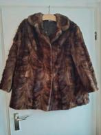 Nerts bontjas, Kleding | Dames, Jassen | Winter, Bruin, Maat 42/44 (L), Ophalen of Verzenden, Zo goed als nieuw