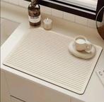 Japandi Afdruipmat beige 30x40 cm - anti slip (NIEUW), Huis en Inrichting, Verzenden, Nieuw