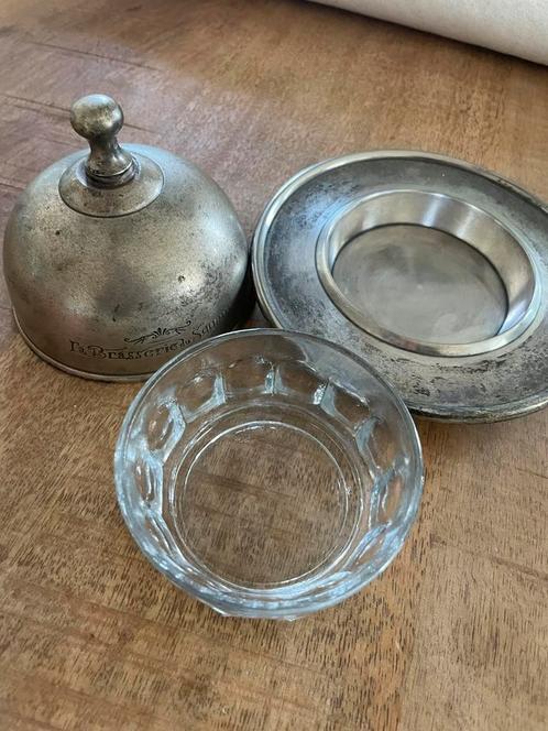 Oud verzilverd botervlootje, Antiek en Kunst, Antiek | Keukenbenodigdheden, Ophalen