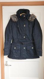 Damesjas met bontkraag Reset Z.G.A.N. maat 42 lengte 75cm., Kleding | Dames, Jassen | Winter, Ophalen of Verzenden, Zo goed als nieuw