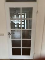 Zware kwaliteit Glazen opdek deur 95x202cm, Doe-het-zelf en Verbouw, Deuren en Horren, Ophalen, Gebruikt, 80 tot 100 cm, Binnendeur