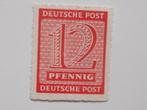 Sovjet Bez West-Saksen, Postzegel Met Privé Doorsteek 1945., Postzegels en Munten, Postzegels | Europa | Duitsland, Overige periodes