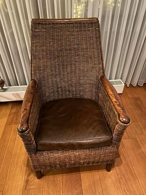 Rietenstoel(en), Huis en Inrichting, Fauteuils, Gebruikt, Ophalen