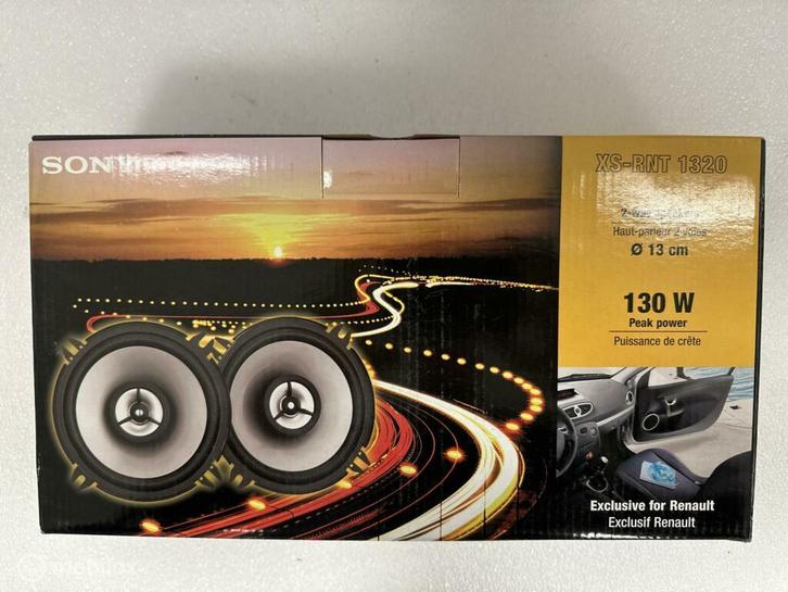 Speaker set SONY 13CM 130W Renault NIEUW XS-RNT 1320, Auto-onderdelen, Elektronica en Kabels, Nieuw, Ophalen of Verzenden
