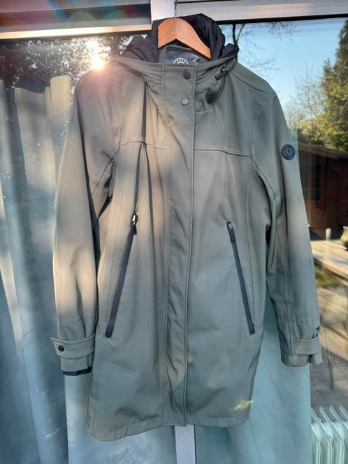 Dames softshel jas XXL, Kleding | Dames, Jassen | Zomer, Zo goed als nieuw, Maat 46/48 (XL) of groter, Groen, Ophalen of Verzenden