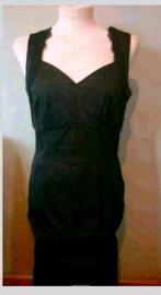 Nieuw zwart feestelijk jurk, Kleding | Dames, Jurken, Nieuw, Knielengte, Maat 38/40 (M), Ophalen of Verzenden