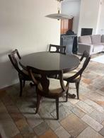 Klassieke eethoek met stoelen - Doe een bod!, Ophalen, Gebruikt, 4 tot 6 stoelen