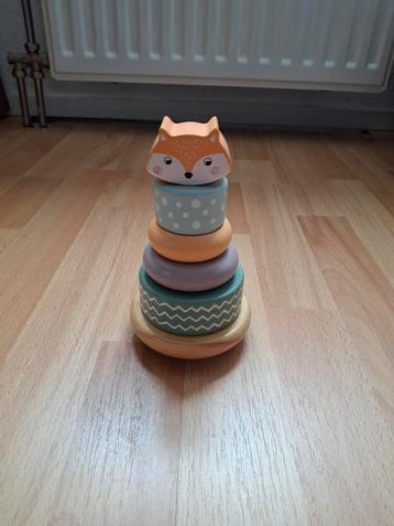Stapelringen Vos - Houten Speelgoed beschikbaar voor biedingen