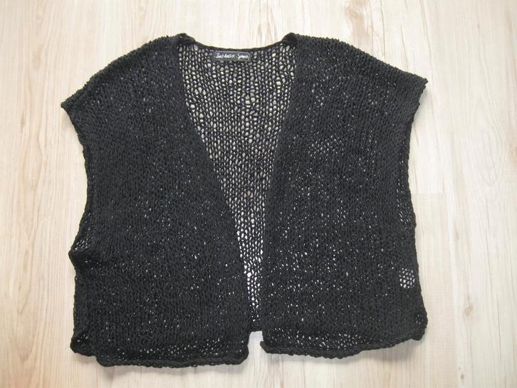 BARBARA SPEER zwart hesje vestje maat 2 goede staat, Kleding | Dames, Truien en Vesten, Zo goed als nieuw, Maat 38/40 (M), Zwart