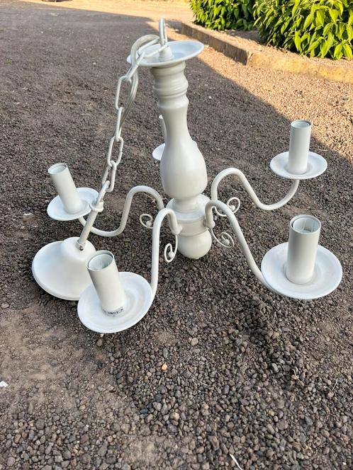 Kroonluchter, Huis en Inrichting, Lampen | Spots, Zo goed als nieuw, Metaal of Aluminium, Ophalen of Verzenden