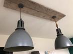 2 industriële hanglampen, Ophalen, Gebruikt, Minder dan 50 cm