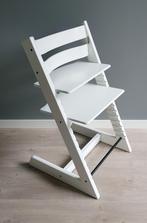 Witte Stokke Tripp Trapp, Trip Trap, zonder gebruikssporen, Ophalen, Zo goed als nieuw, Meegroeistoel, Aanschuifbaar
