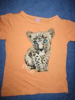 Oranje shirt, 98, Dopodopo, met luipard, Ophalen of Verzenden, Zo goed als nieuw, Jongen of Meisje, Shirt of Longsleeve