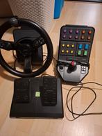 Saitek farming simulator stuur met side panel, Ophalen, Zo goed als nieuw, Saitek