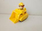 Paw patrol klein voertuig Rubble  9 cm, Ophalen of Verzenden, Zo goed als nieuw