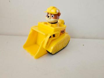 Paw patrol klein voertuig Rubble  9 cm beschikbaar voor biedingen