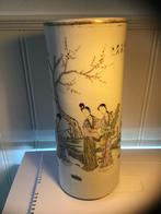 Antieke Chinees porseleinen penselenpot, Ophalen of Verzenden