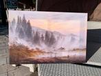 Nieuw Canvas Friedrich - De Morgen 50 x 75 cm Print canvas, Huis en Inrichting, Woonaccessoires | Schilderijen, Tekeningen en Foto's