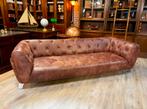 Verkocht. Chesterfield bank Capetown in Africa leder, Huis en Inrichting, Banken | Bankstellen, Ophalen, Driepersoons, Zo goed als nieuw