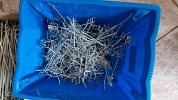 Magazijn haken diverse lengte en types  in 1 koop beschikbaar voor biedingen