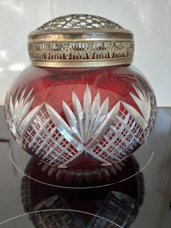 Oud Boheems Glas - Decoratief, Antiek en Kunst, Antiek | Glas en Kristal, Ophalen of Verzenden