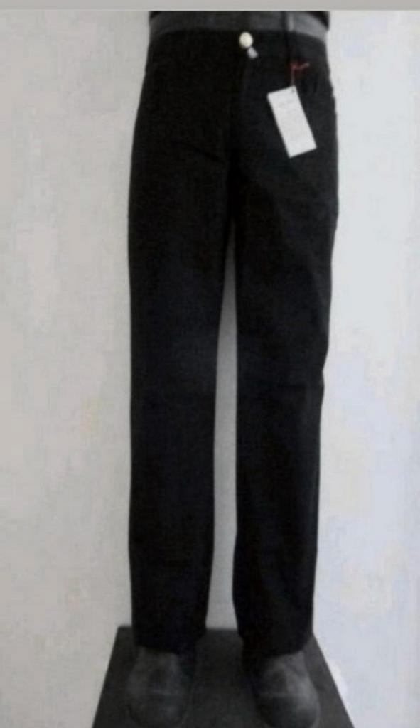 Zwarte -hand made- zomerbroek van Jacob Cohen, Kleding | Heren, Broeken en Pantalons, Nieuw, Overige maten, Zwart, Verzenden