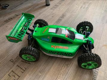 Kyosho Inferno. Als goed als nieuw. Electrisch. 90 km.u. beschikbaar voor biedingen