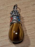 pendant Tigers Eye, Overige kleuren, Nieuw, Ophalen of Verzenden, Steen of Mineraal
