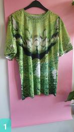 Slangenprint tshirts m/v, Zwart, Maat 46/48 (XL) of groter, Nieuw, Ophalen of Verzenden