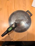 Oude Snelkookpan - Gebruikt, Huis en Inrichting, Keuken | Potten en Pannen, Ophalen, Gebruikt, Rvs, Kookpan of Snelkookpan