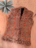 Vintage afghaans gilet S M bohemian waistcoat embroidery, Kleding | Dames, Bodywarmers, -, Ophalen of Verzenden, Zo goed als nieuw