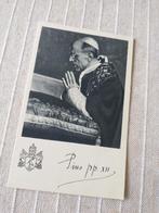 Pius pp. XII, Ophalen of Verzenden, Bidprentje