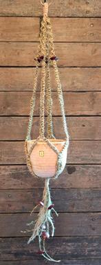 Retro plantenhanger met Vest Keramiek pot, Ophalen of Verzenden, Huis en Inrichting