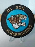 Patch,Embleem,KLU313,Scherp,Getand, Verzamelen, Verzenden, Luchtmacht, Nederland, Embleem of Badge