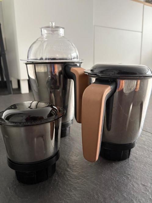 Elektrische Blender met 3 containers, Witgoed en Apparatuur, Blenders, Zo goed als nieuw, Blender, Ophalen