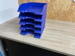 5 stuks Buro opbergbakjes A4, Ophalen, Gebruikt, Minder dan 25 cm, Minder dan 100 cm