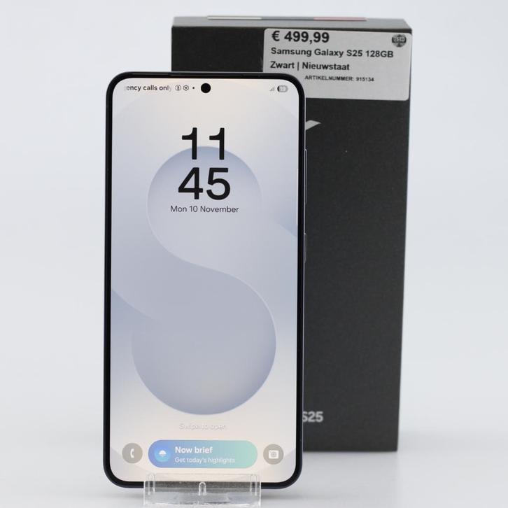 Samsung Galaxy S25 128GB Zwart | Nieuwstaat, Telecommunicatie, Mobiele telefoons | Samsung, Zo goed als nieuw