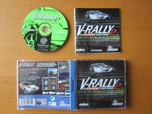 V-Rally 2 Sega Dreamcast, Spelcomputers en Games, Games | Sega, Zo goed als nieuw, Saturn of Dreamcast, Racen en Vliegen, Vanaf 3 jaar