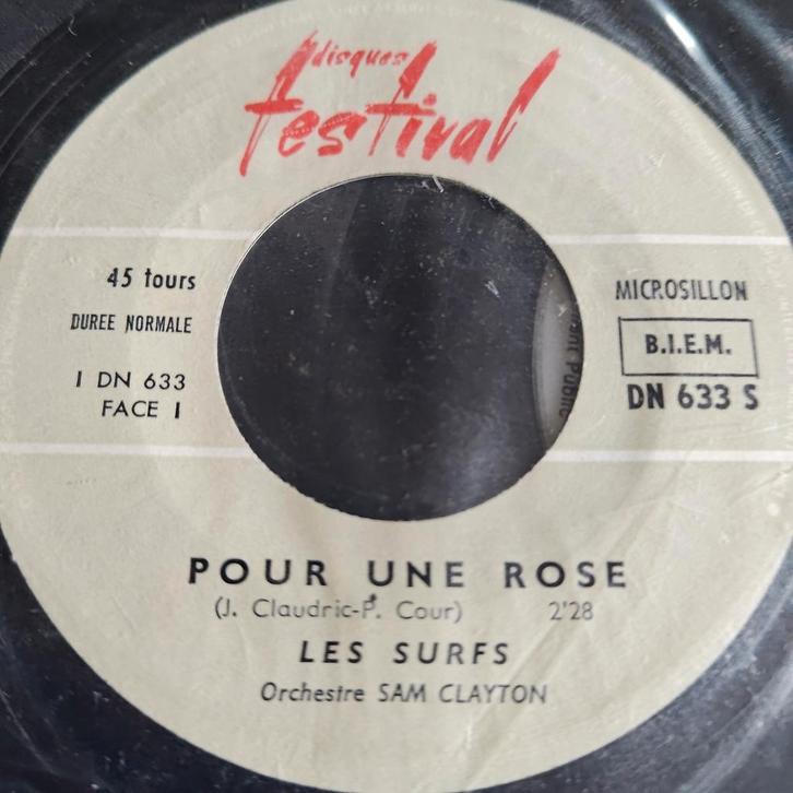 Les Surfs - Pour Une Rose - Single, Cd's en Dvd's, Vinyl Singles, 7 inch, Ophalen of Verzenden