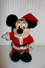 Mickey Mouse Walt Disney World kerstman vintage kerst, Ophalen of Verzenden, Mickey Mouse, Zo goed als nieuw, Knuffel