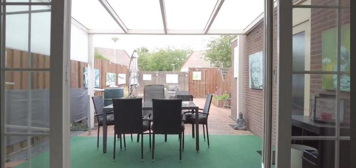 Veranda met polycarbonaat dak, Tuin en Terras, Overkappingen, Gebruikt, Veranda, Ophalen