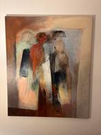 Paula Evers, gesigneerd. Titel Talk of the town, Antiek en Kunst, Kunst | Schilderijen | Klassiek, Ophalen