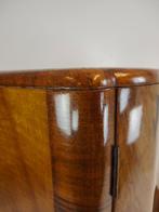 Prachtige Engelse Art Deco Burr Walnut Kledingkast, Ophalen