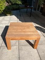 Teakhouten salontafel 80 x 80 x 45, Gebruikt, Ophalen