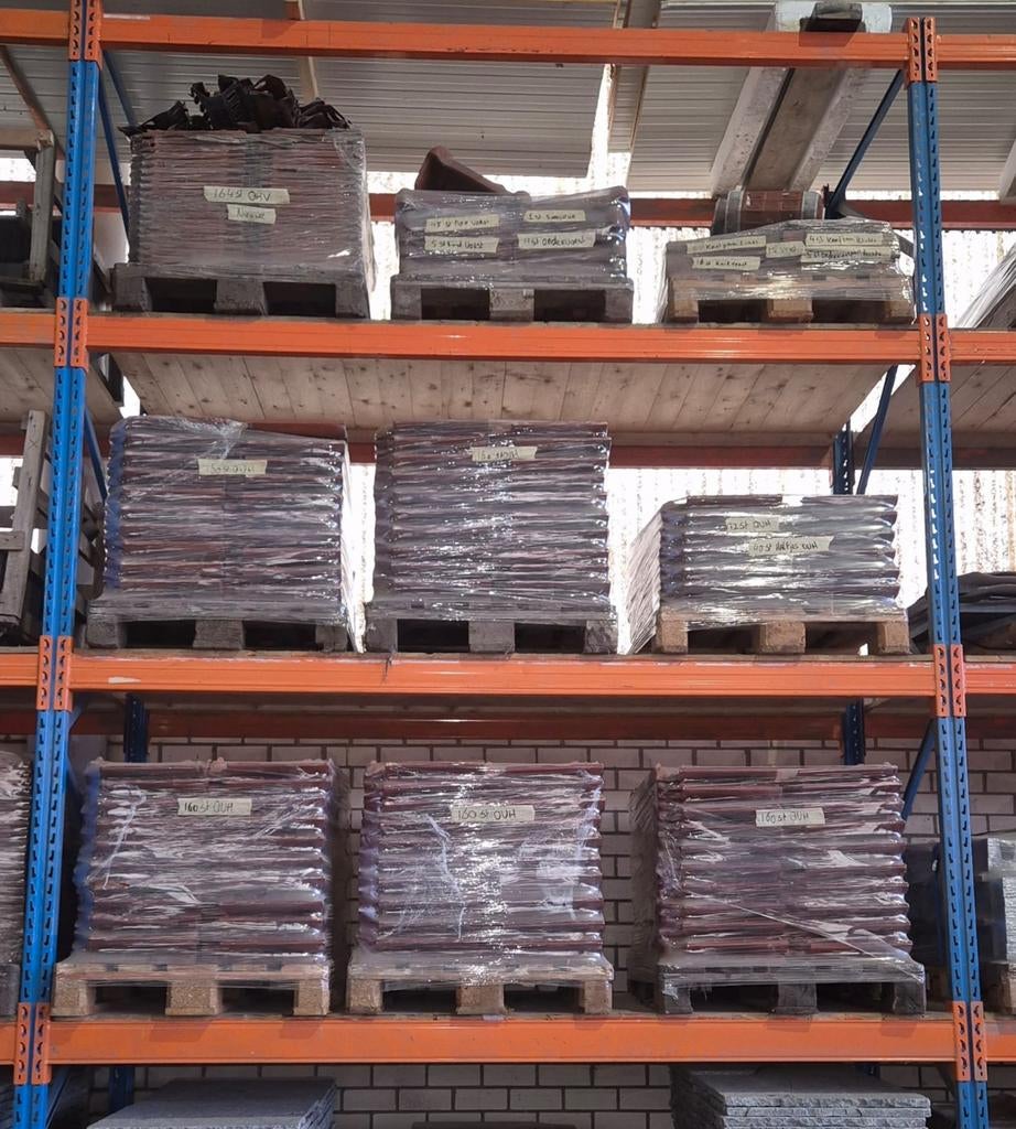 Partij ongebruikte OVH dakpannen herfstkleur, Ophalen, Steen of Klei, Nieuw, 15 m² of meer