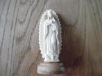 Maria beeldje polystone crème kleurig 10 cm heel en schoon., Antiek en Kunst, Ophalen of Verzenden