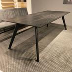NIEUW: Inhouse Eettafel Nemaro Eiken zwart 240x100cm, Huis en Inrichting, Ophalen, Eikenhout, 50 tot 100 cm, Vijf personen of meer